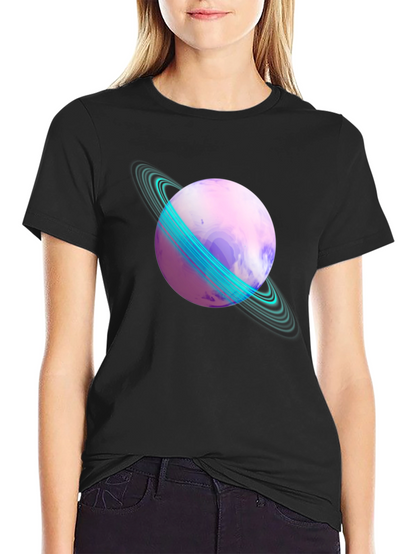 Saturn Graphic T-Shirt - Galaxy Style