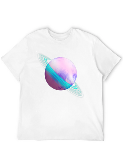 Saturn Graphic T-Shirt - Galaxy Style