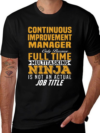 Continuous Improvement Manager T-Shirt