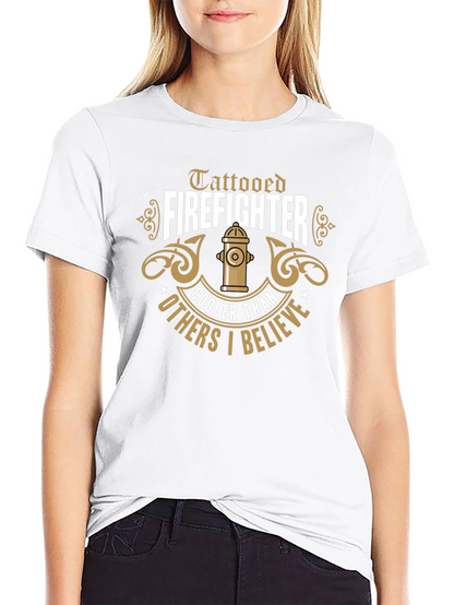 Tattooed Firefighter T-Shirt