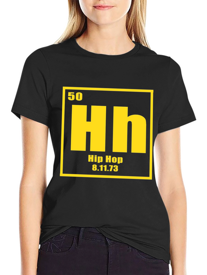 Hip Hop Element T-Shirt - Black Cotton Tee