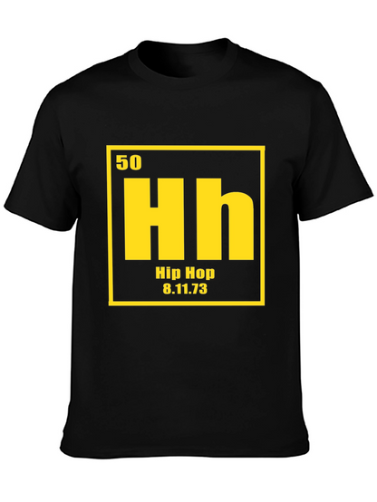 Hip Hop Element T-Shirt - Black Cotton Tee