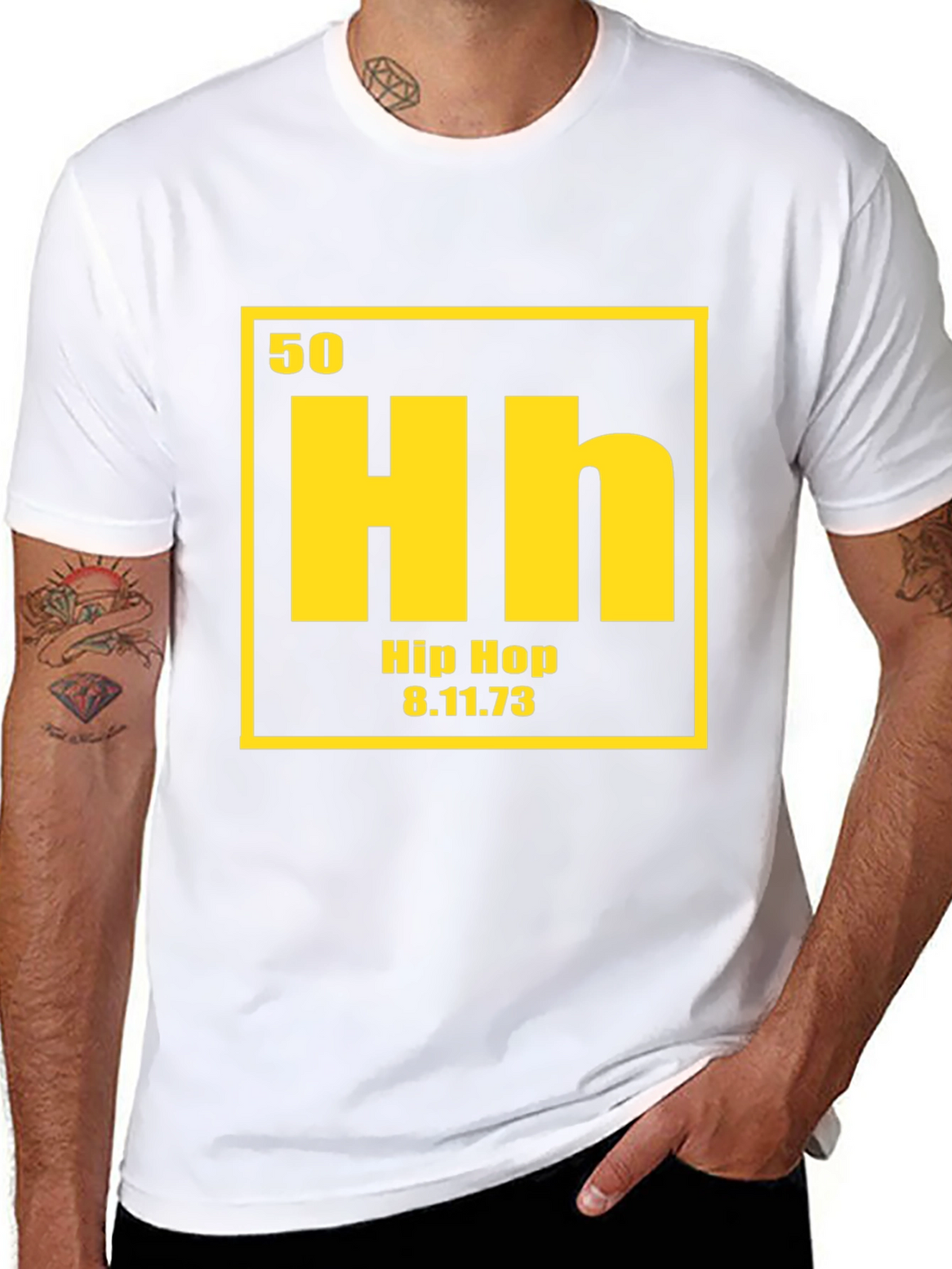 Hip Hop Element T-Shirt - Black Cotton Tee