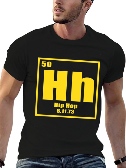 Hip Hop Element T-Shirt - Black Cotton Tee
