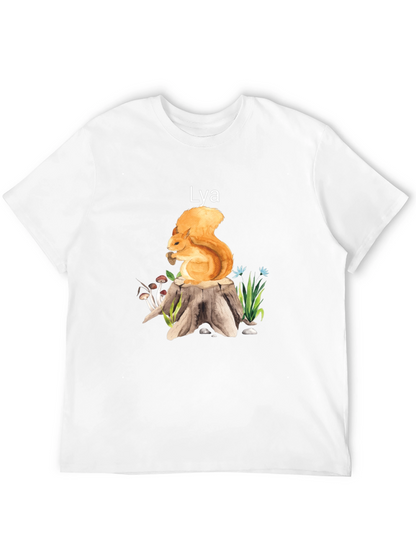 Squirrel Stump Tee - Lya Nature Lover Shirt