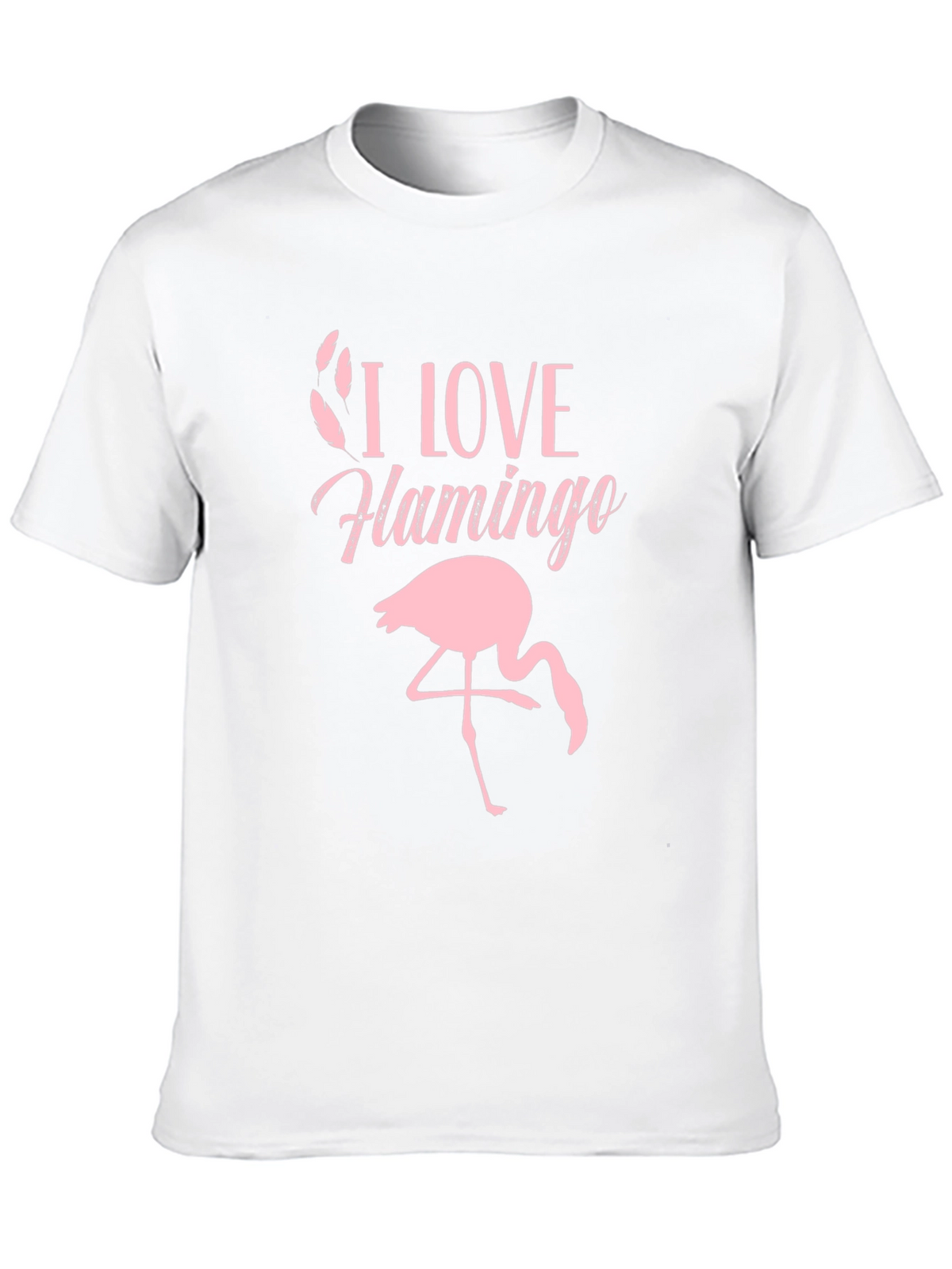 I Love Flamingo Graphic T-Shirt