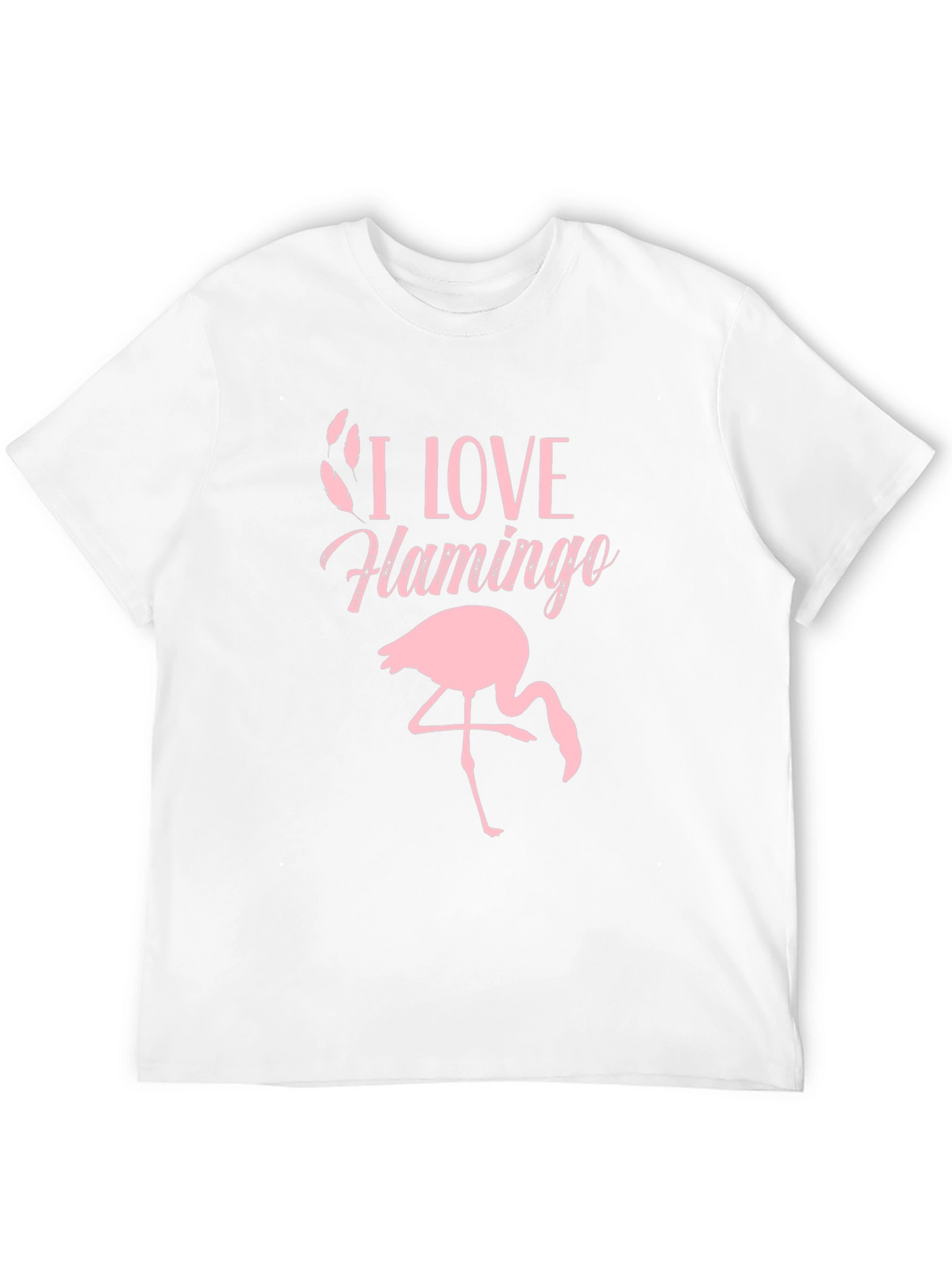 I Love Flamingo Graphic T-Shirt