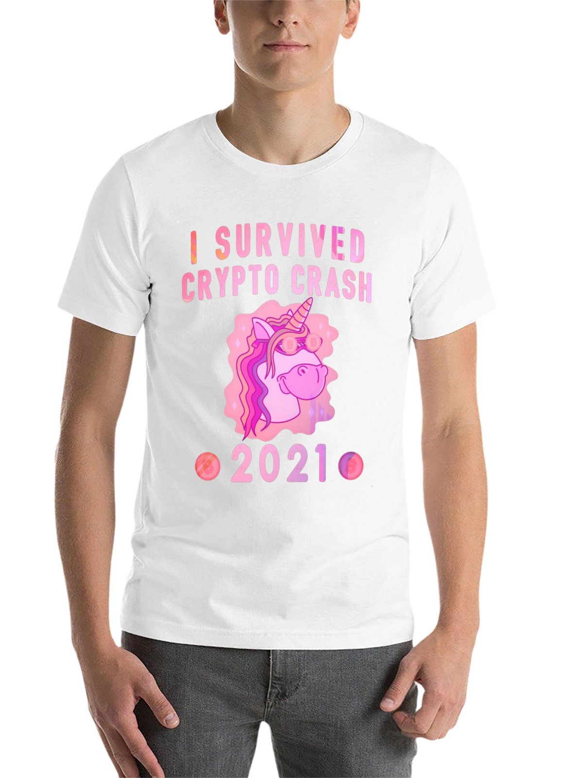 Crypto Crash Survivor 2021 Black T-Shirt