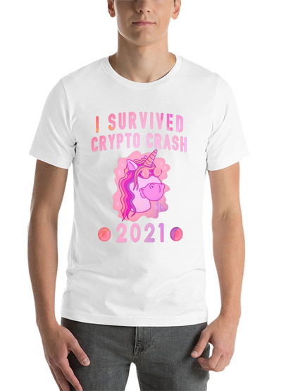 Crypto Crash Survivor 2021 Black T-Shirt