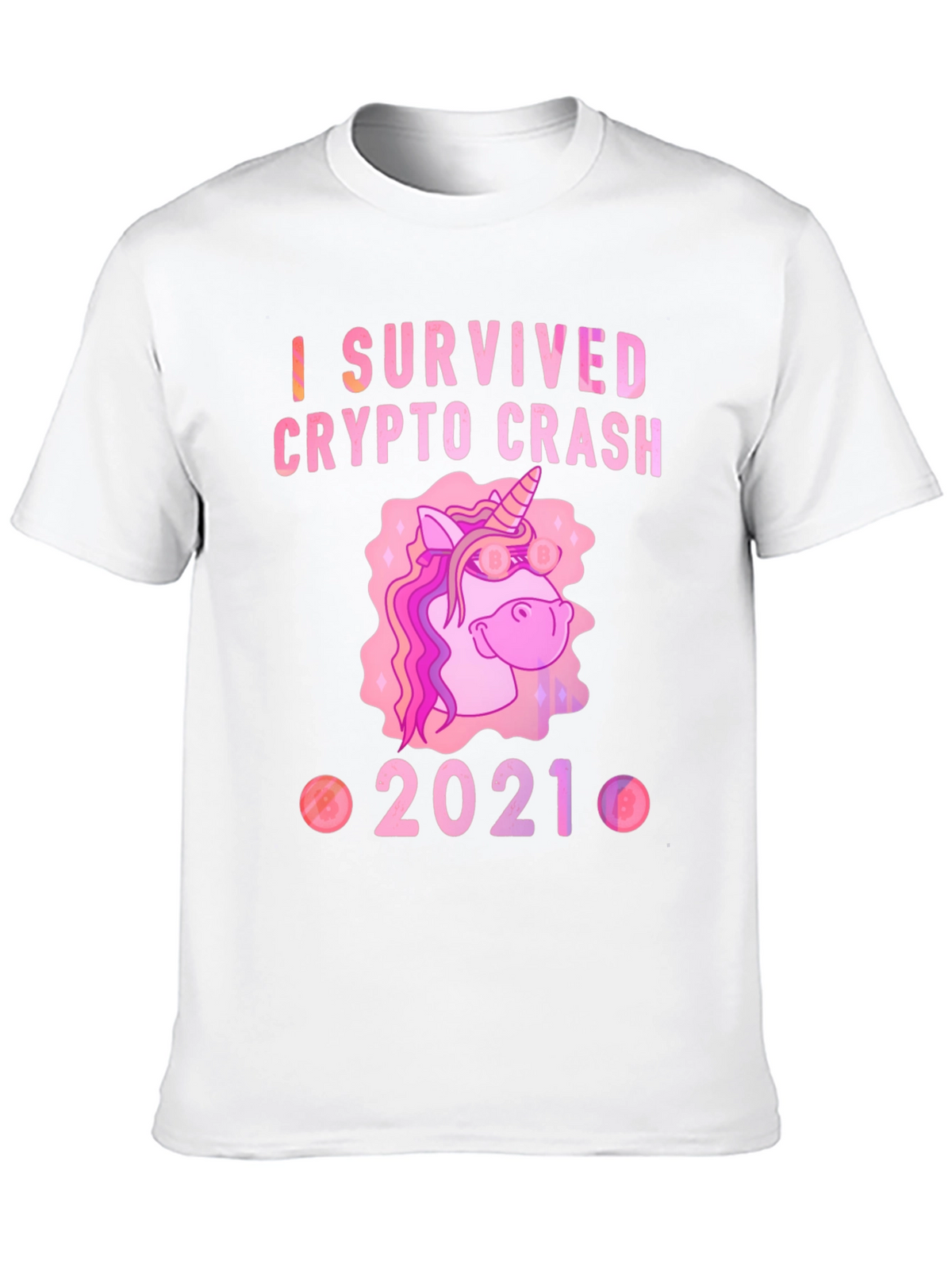 Crypto Crash Survivor 2021 Black T-Shirt