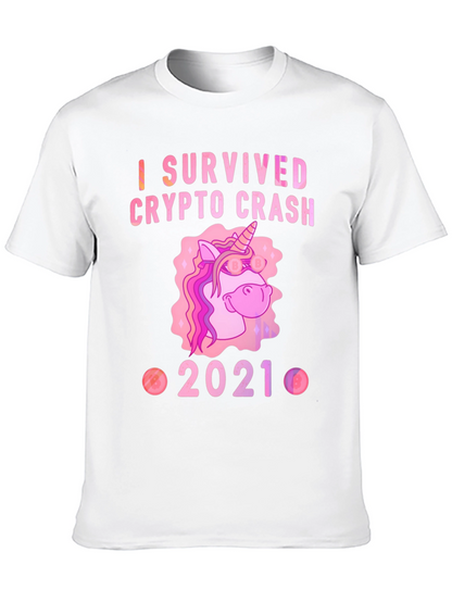 Crypto Crash Survivor 2021 Black T-Shirt