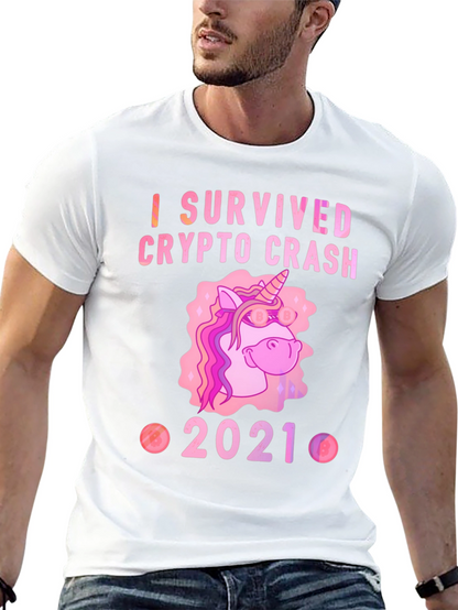 Crypto Crash Survivor 2021 Black T-Shirt
