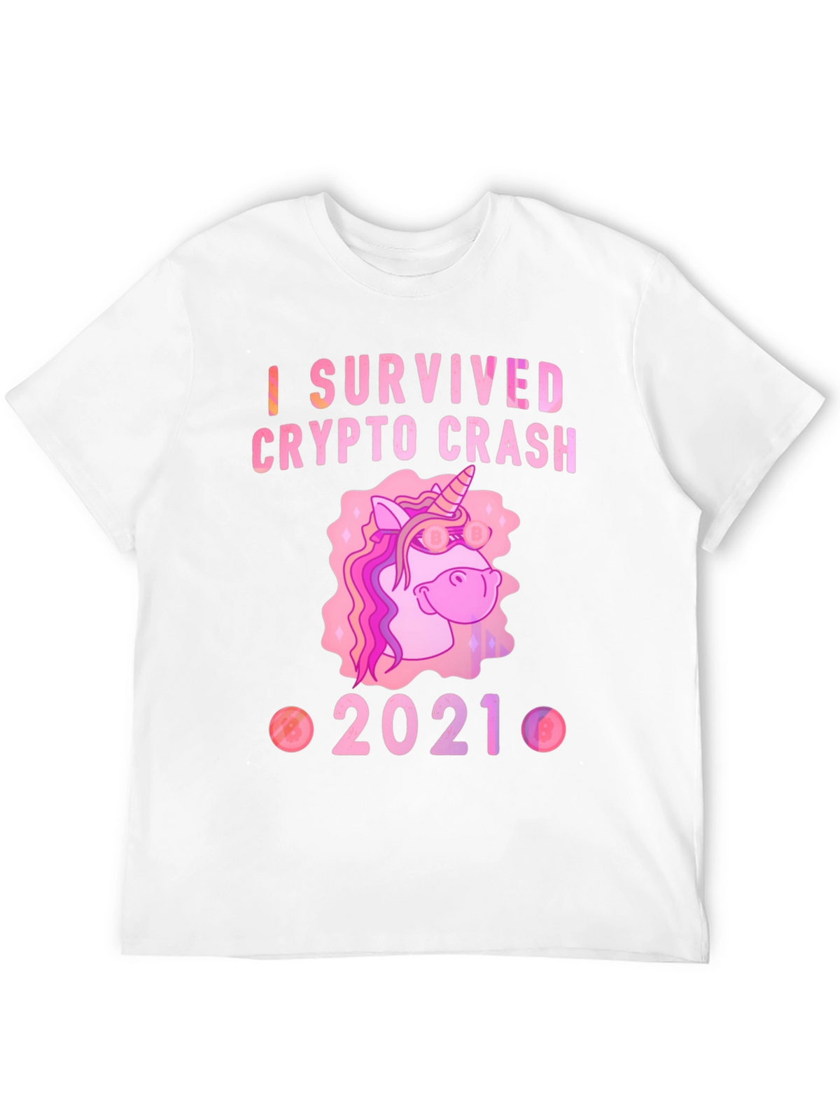 Crypto Crash Survivor 2021 Black T-Shirt