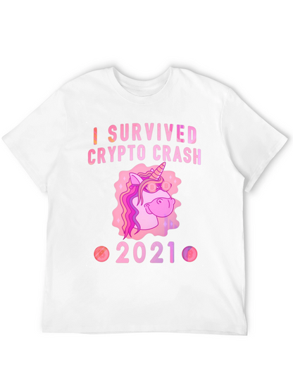 Crypto Crash Survivor 2021 Black T-Shirt