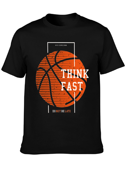 Think Fast Basketball Graphic Tee