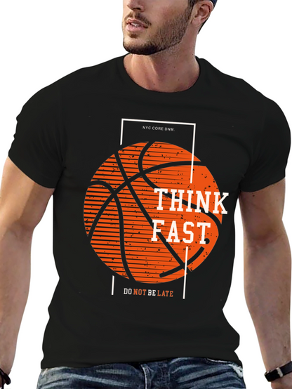 Think Fast Basketball Graphic Tee