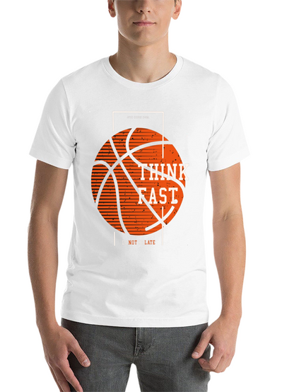 Think Fast Basketball Graphic Tee