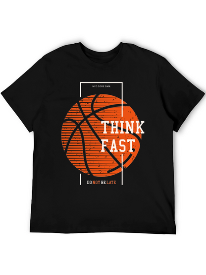 Think Fast Basketball Graphic Tee