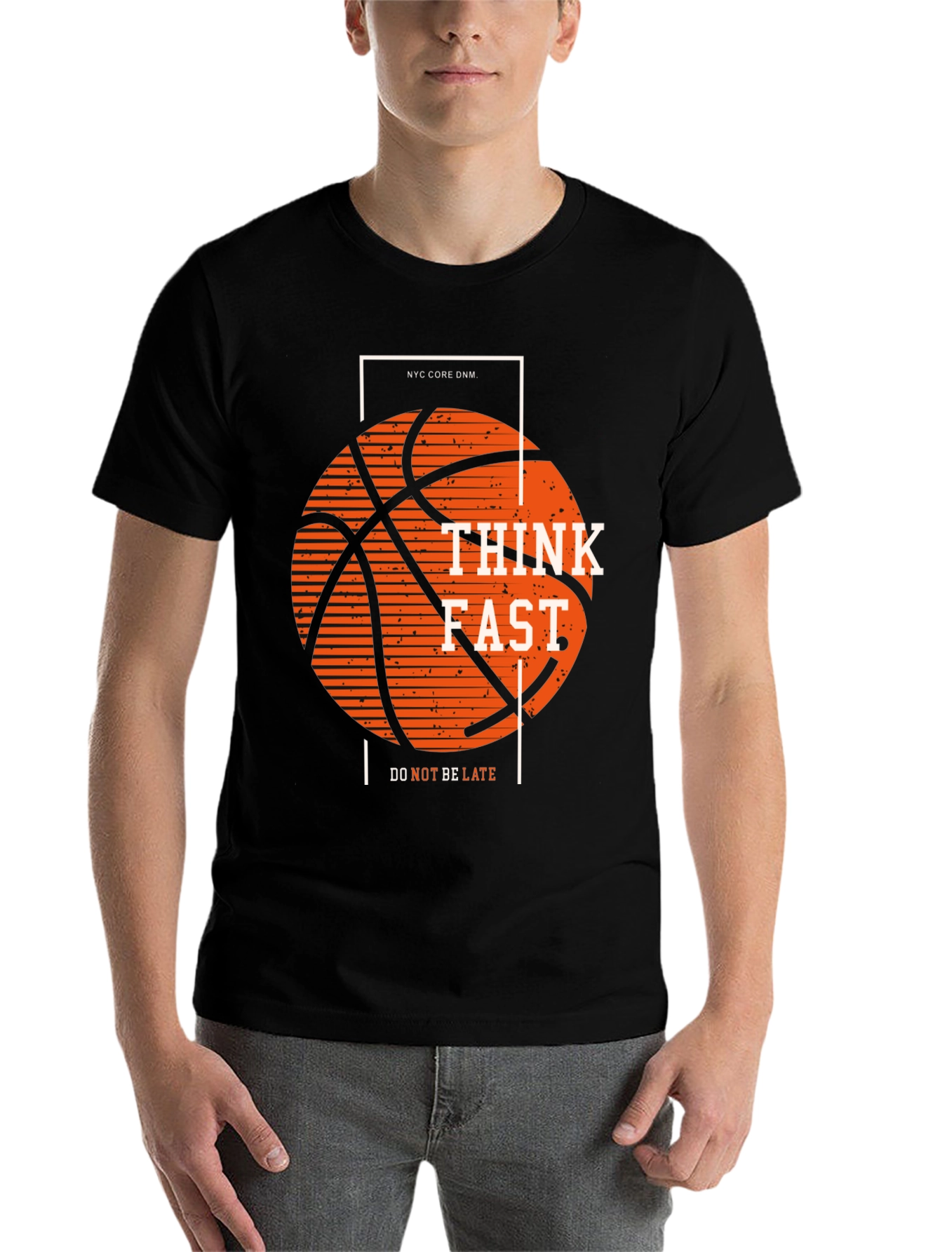 Think Fast Basketball Graphic Tee