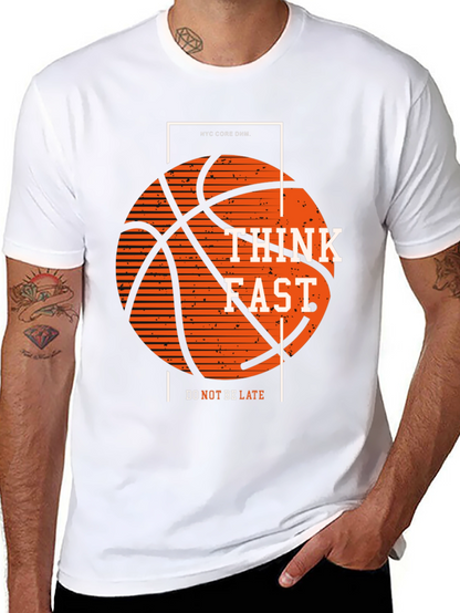 Think Fast Basketball Graphic Tee