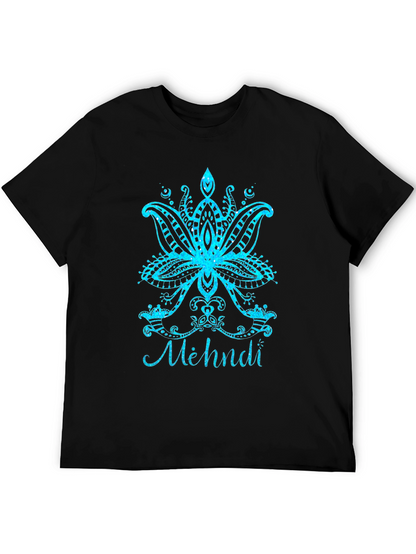 Henna Lotus Flower Graphic Tee