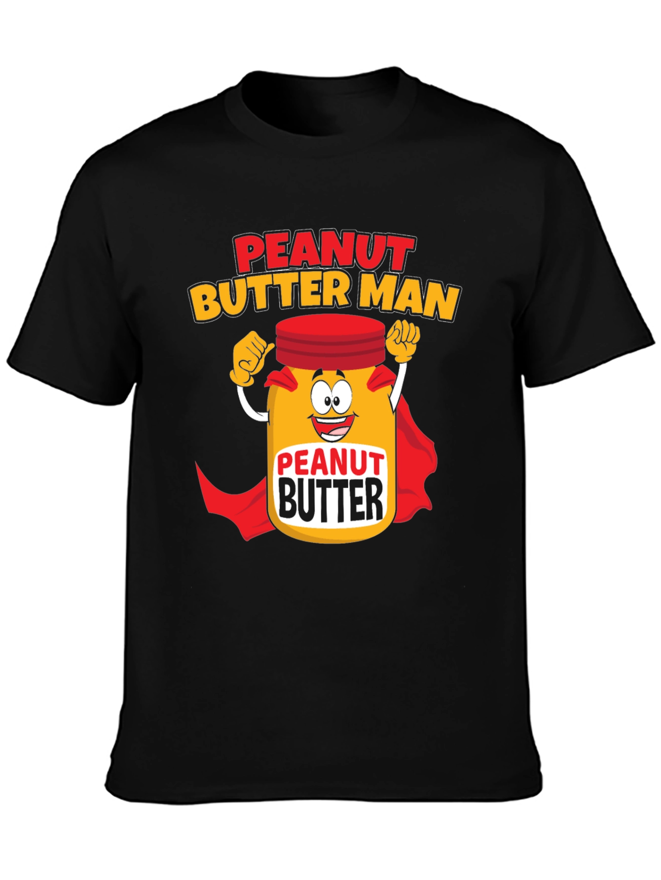 Peanut Butter Man Graphic T-Shirt