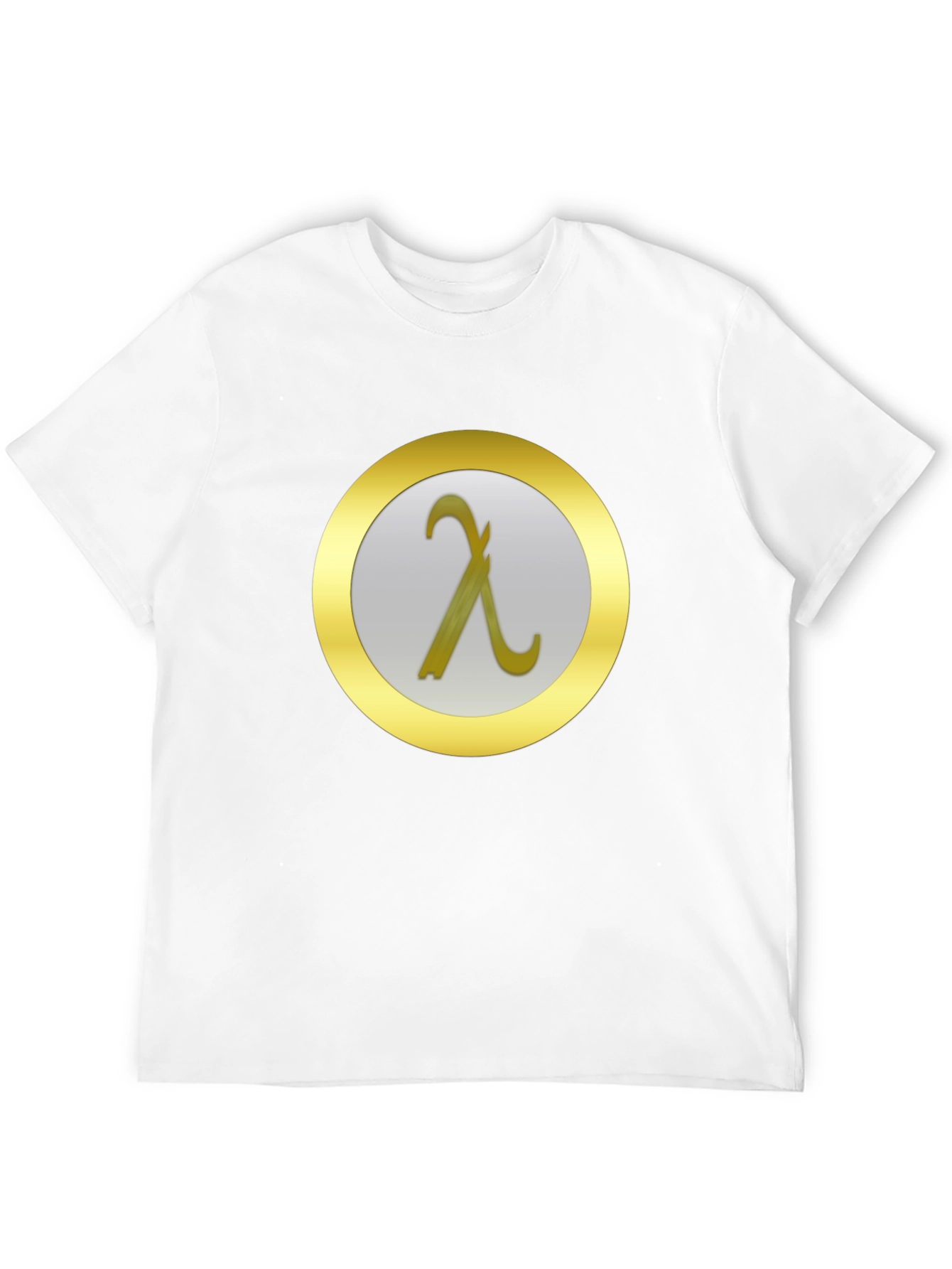 Lambda Symbol T-Shirt - Modern Minimalist Design