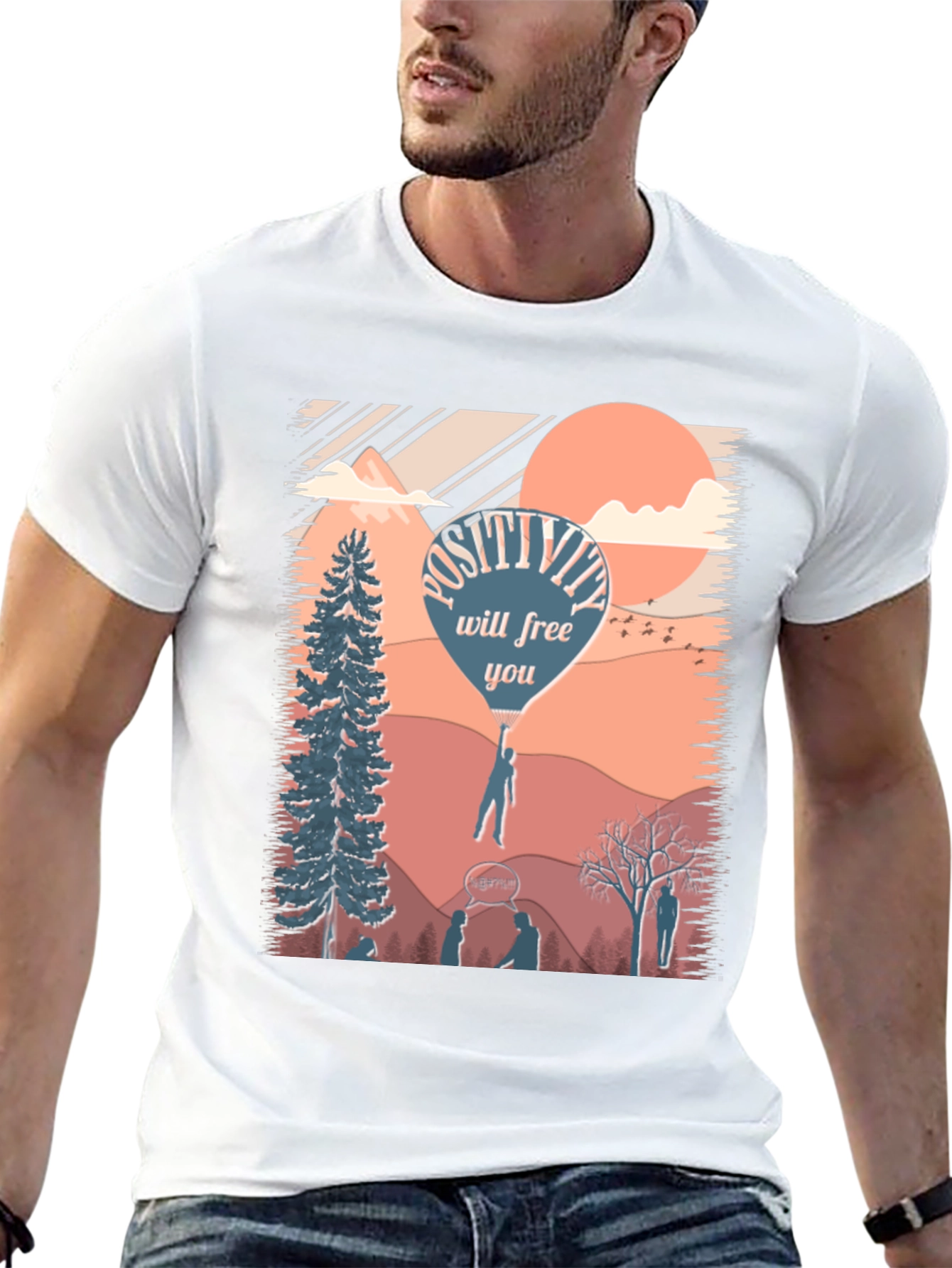 Positivity T-Shirt - Inspirational Design