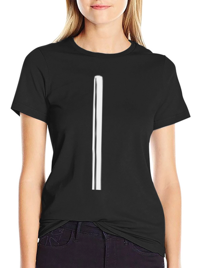 Minimalist Striped Black T-Shirt