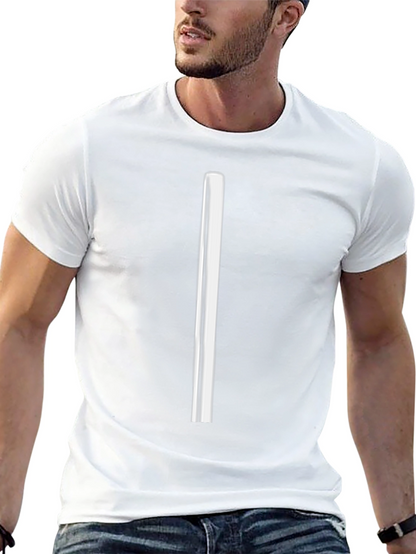 Minimalist Striped Black T-Shirt