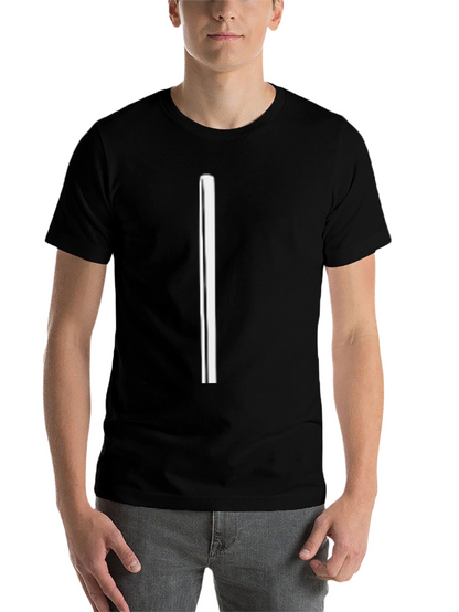 Minimalist Striped Black T-Shirt