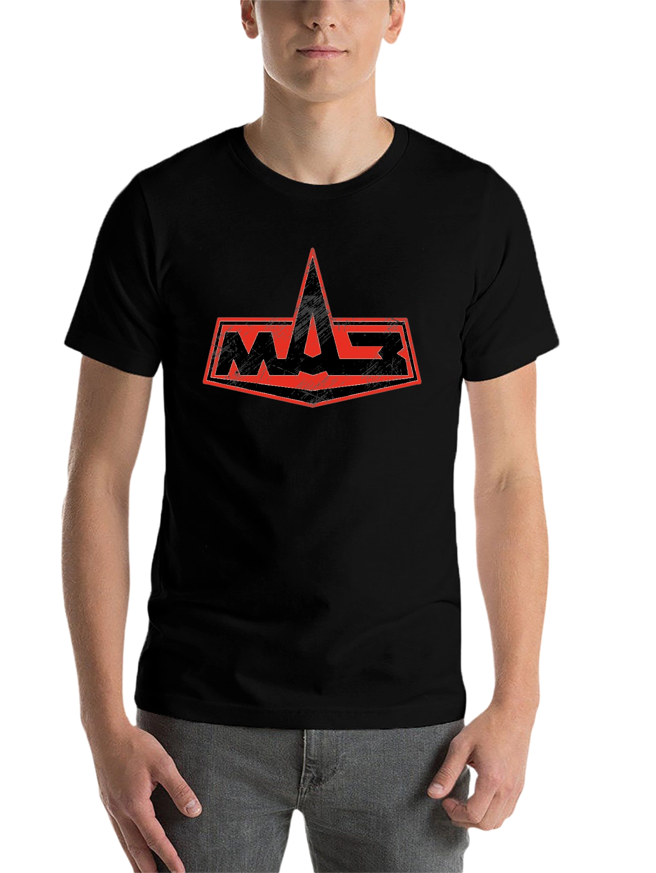 MAG T-Shirt - Black with Red Logo