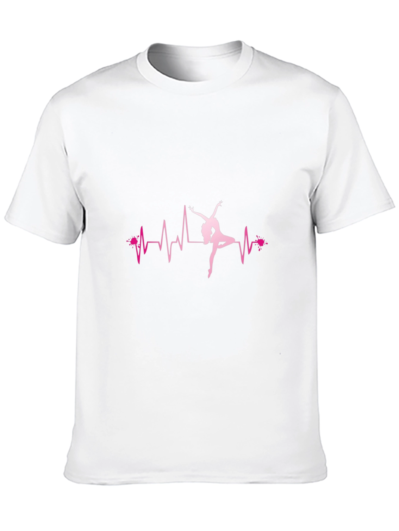 Dance Heartbeat Graphic Tee - Black