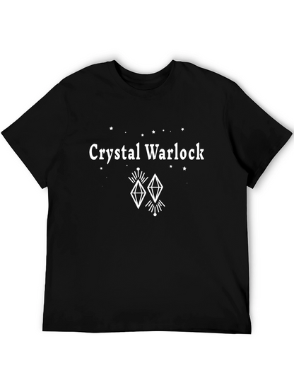 Crystal Warlock Graphic T-Shirt - Black