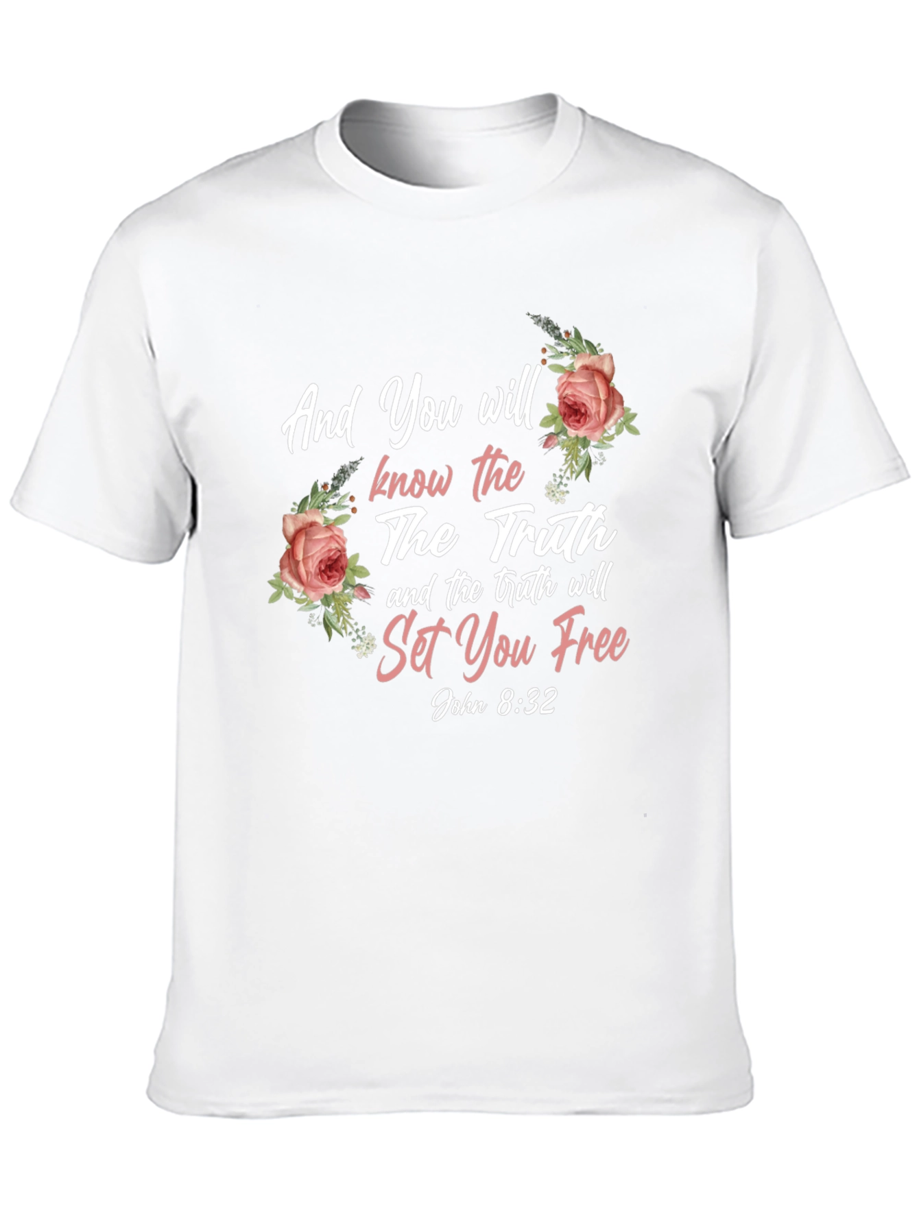 Truth Will Set You Free Floral T-Shirt