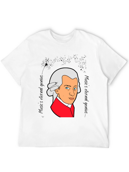 Mozart Music Genius Black T-Shirt