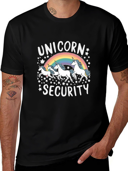 Unicorn Security Graphic Tee