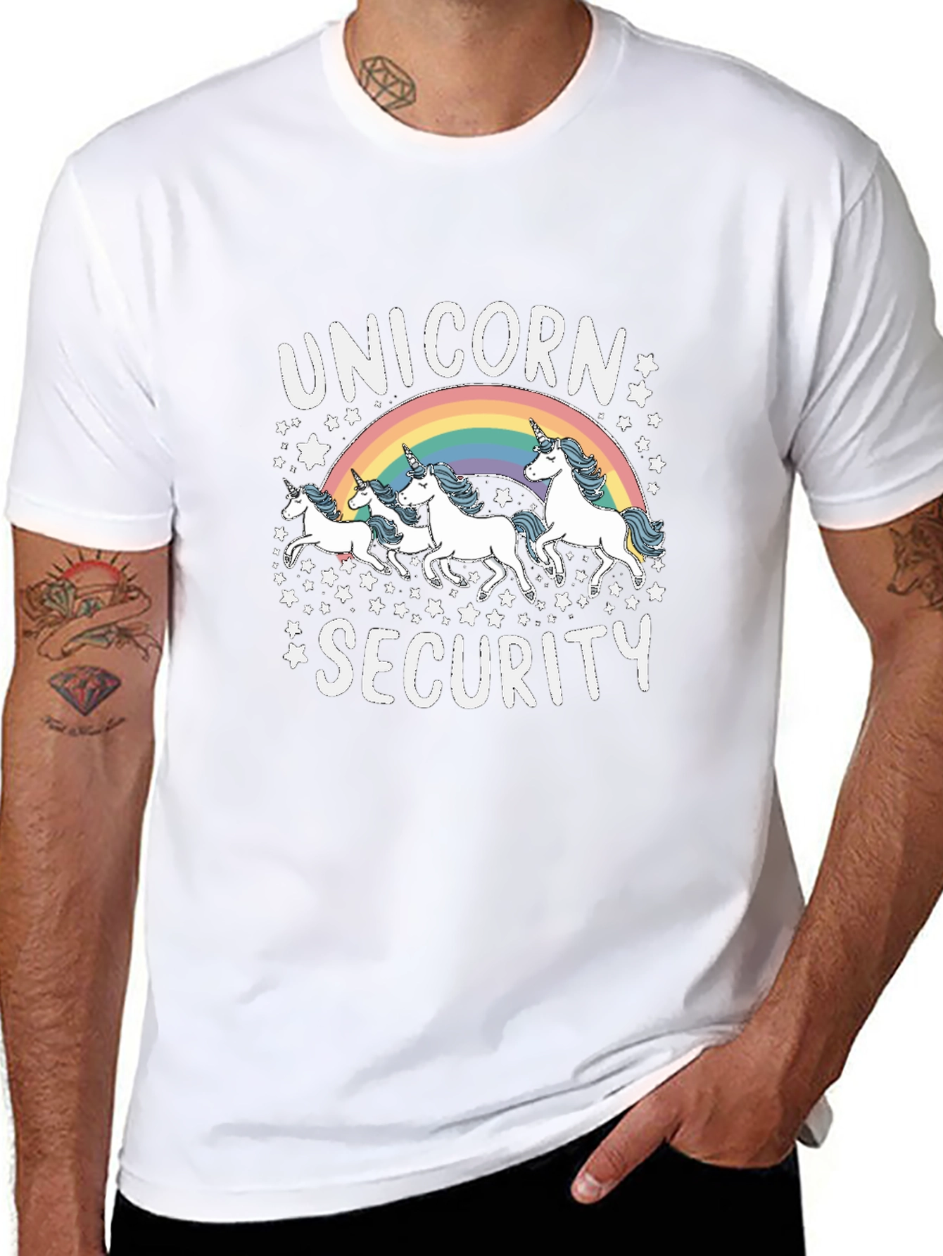 Unicorn Security Graphic Tee