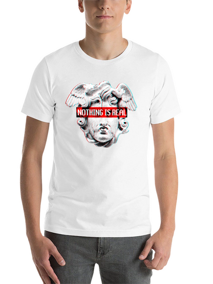 Nothing Is Real Black Graphic Tee