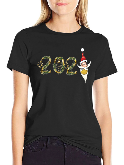 Festive 2024 Santa Graphic T-Shirt
