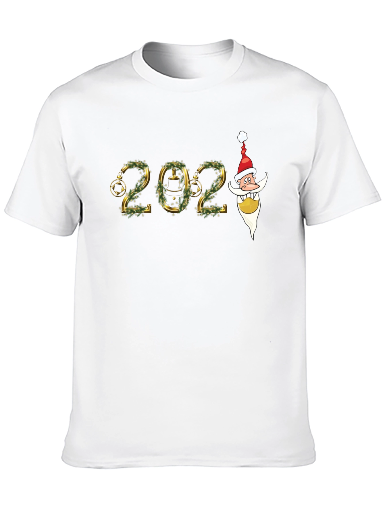Festive 2024 Santa Graphic T-Shirt