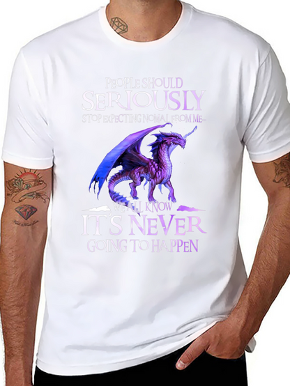 Dragon Graphic T-Shirt - Seriously Never Going to Happen