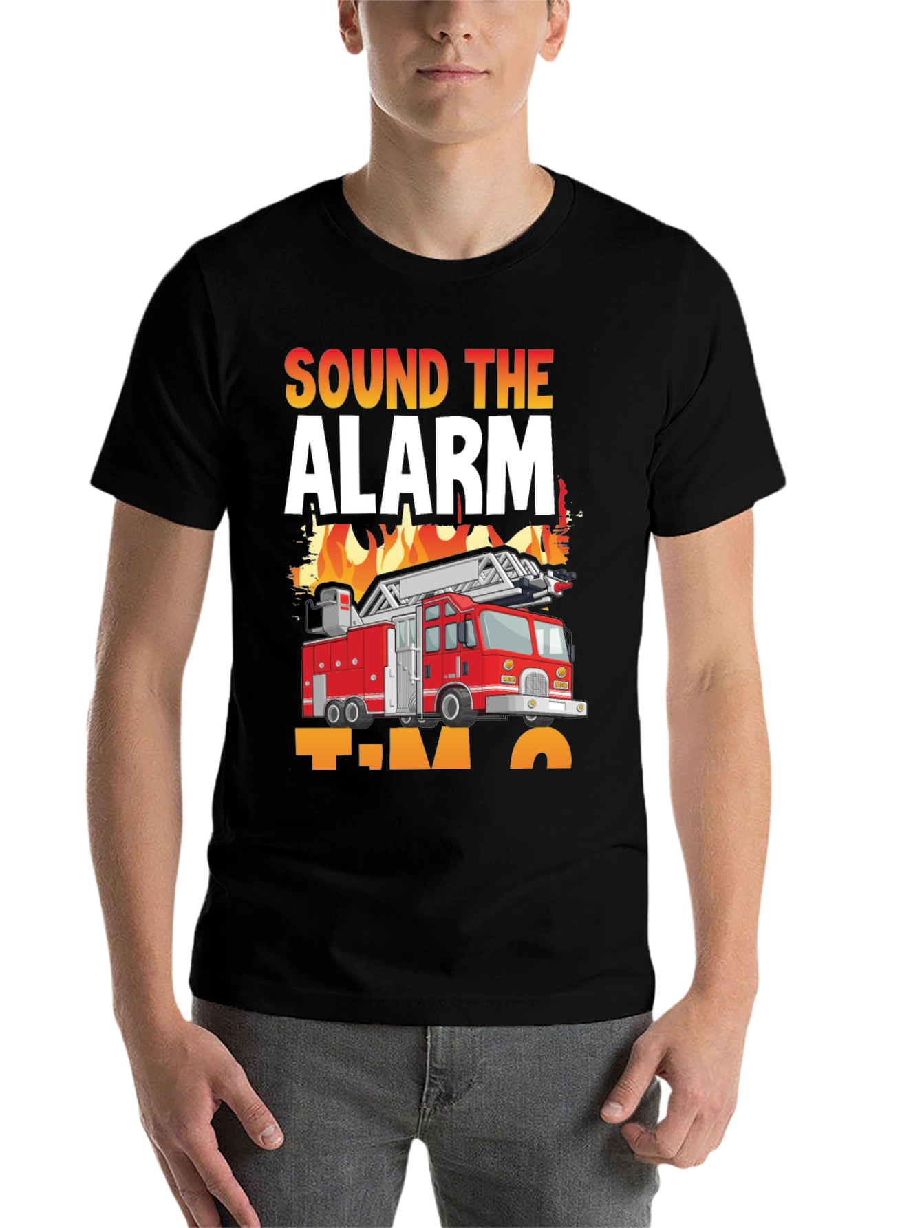 Sound The Alarm Firetruck T-Shirt
