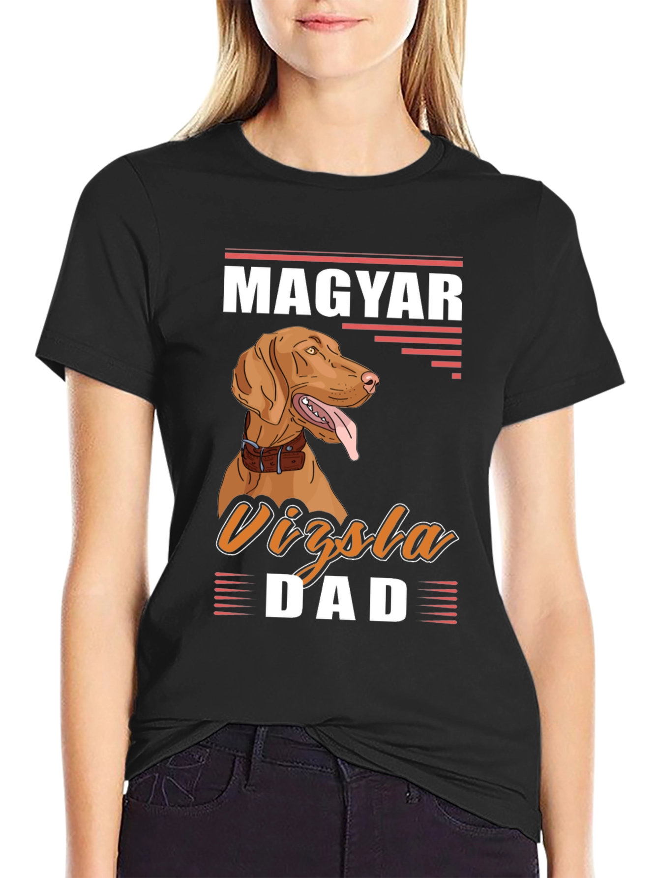 Magyar Vizsla Dad Graphic Tee - Dog Lover T-Shirt