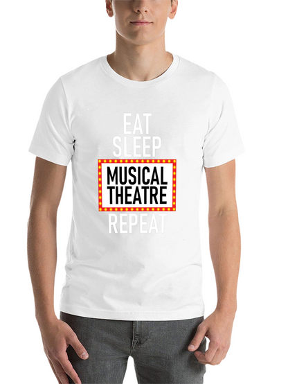 Eat Sleep Musical Theatre Repeat Graphic T-Shirt