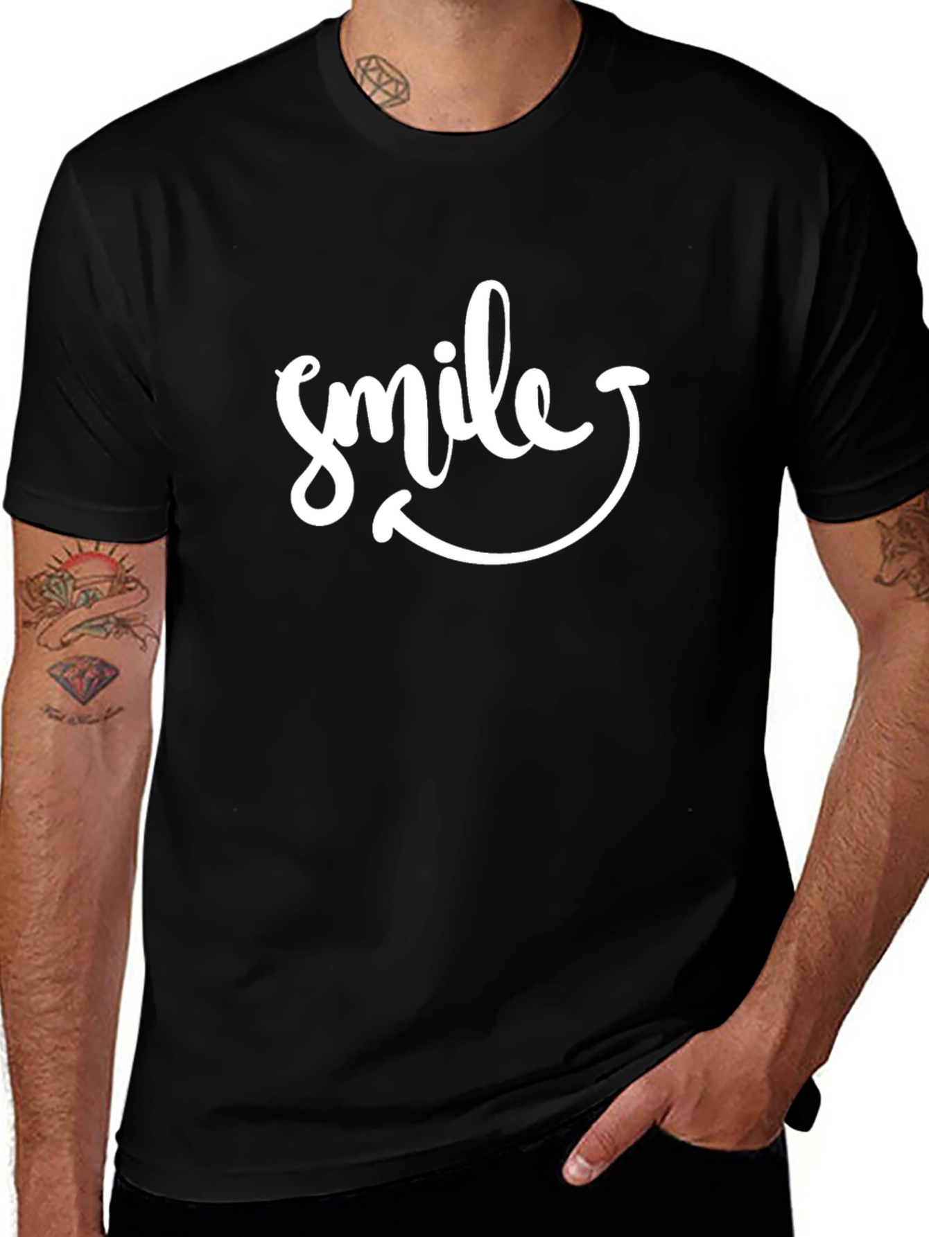 Smile Graphic Tee - Comfort & Style!