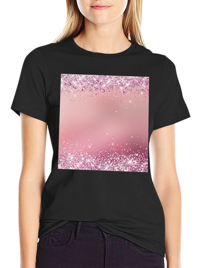 Pink Sparkle T-Shirt - Trendy Party Style