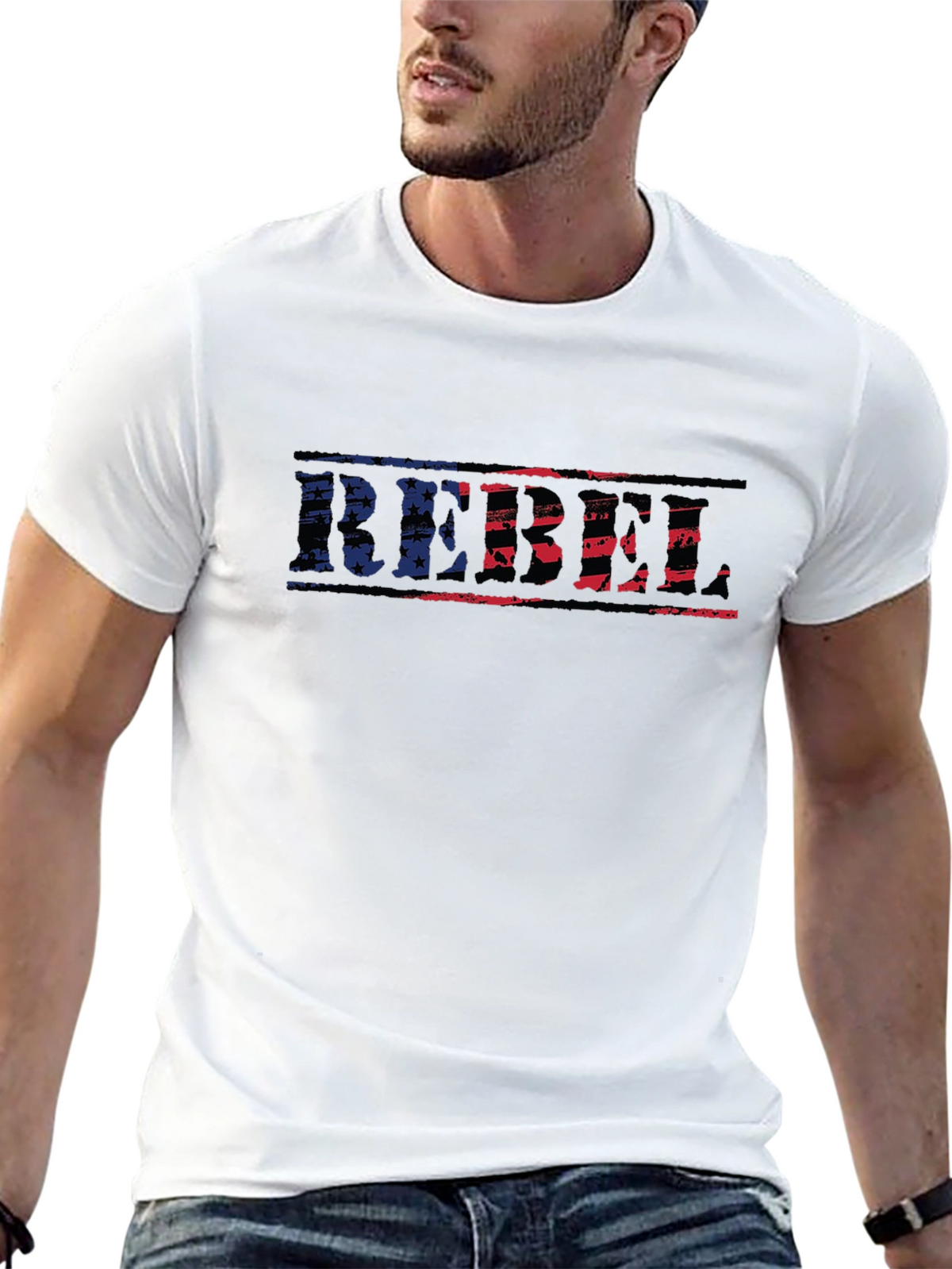 Distressed Patriotic T-Shirt