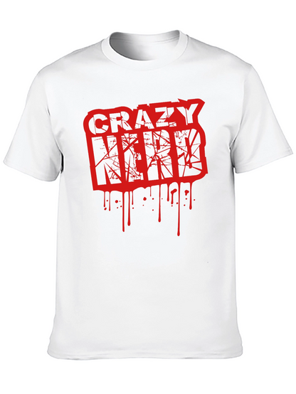 Crazy Nerd Graphic T-Shirt