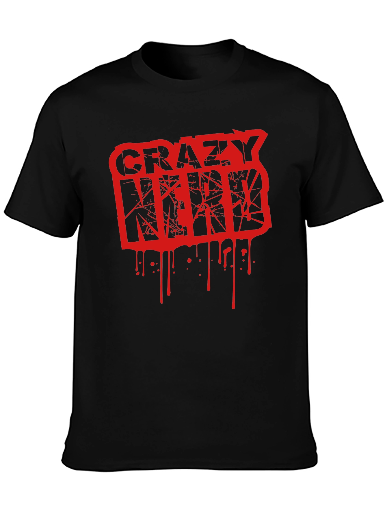 Crazy Nerd Graphic T-Shirt
